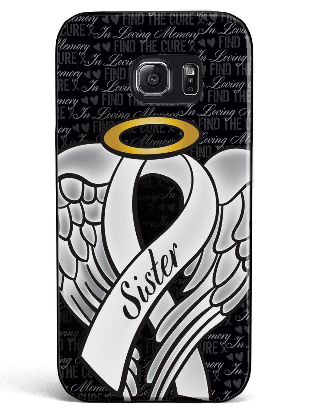 In Loving Memory of My Sister - White Ribbon Case