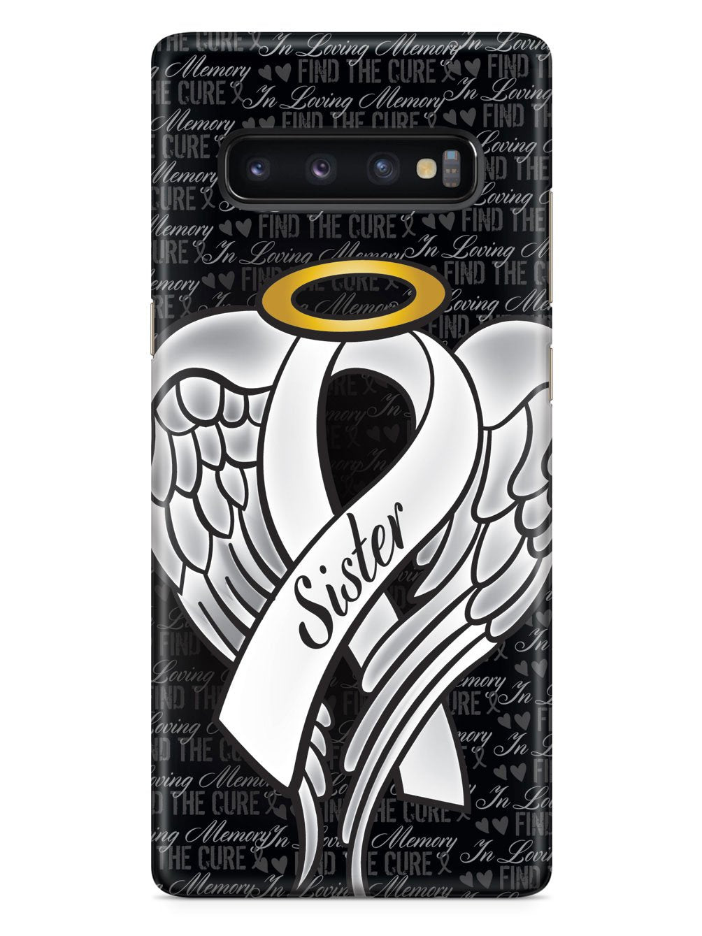 In Loving Memory of My Sister - White Ribbon Case