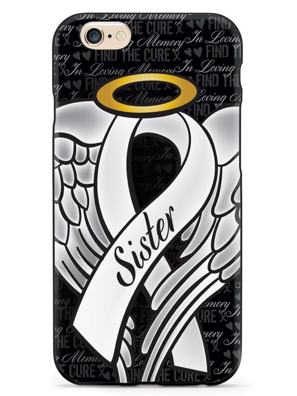In Loving Memory of My Sister - White Ribbon Case