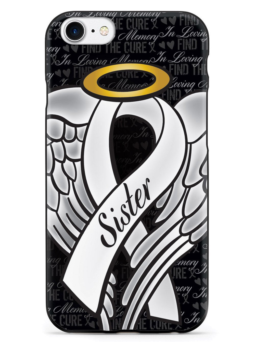 In Loving Memory of My Sister - White Ribbon Case