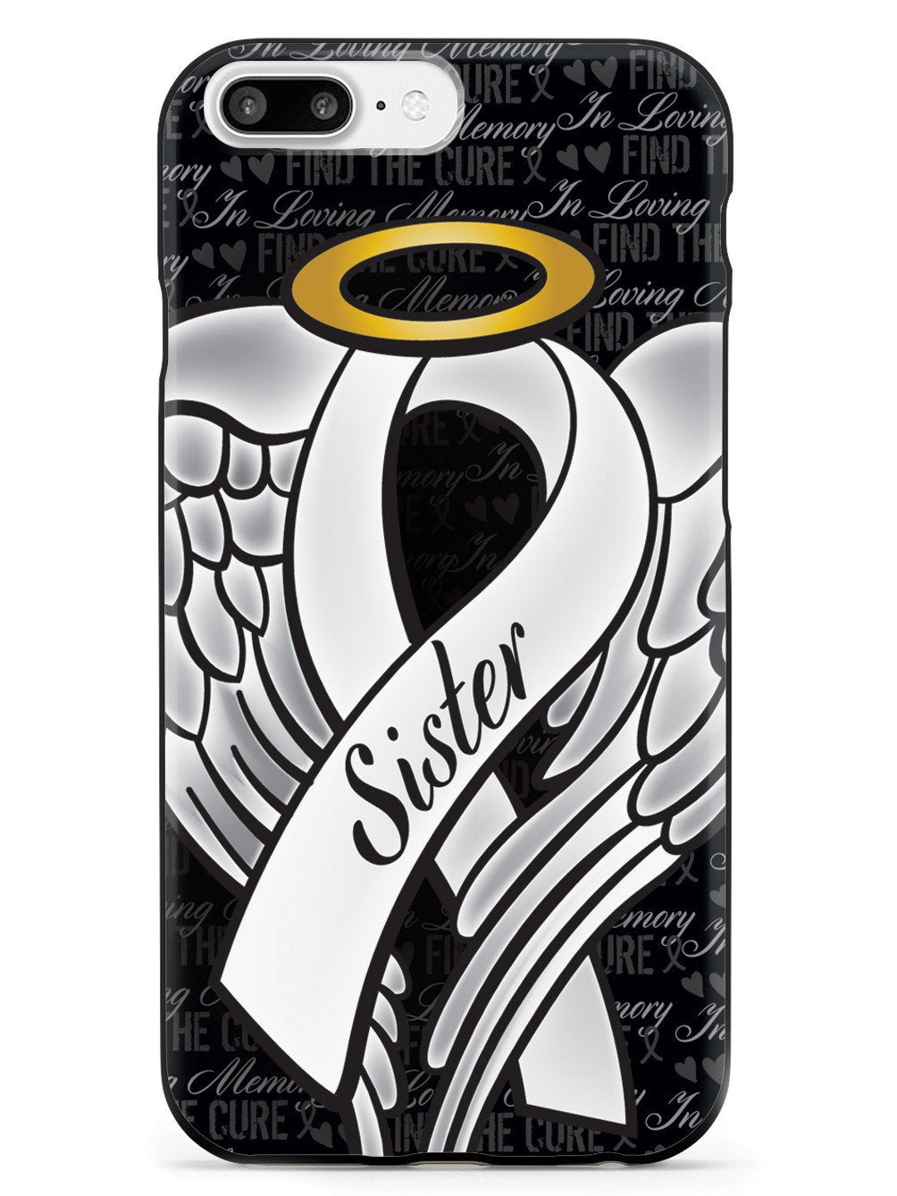 In Loving Memory of My Sister - White Ribbon Case