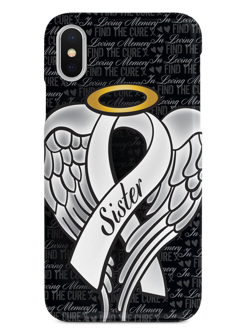 In Loving Memory of My Sister - White Ribbon Case