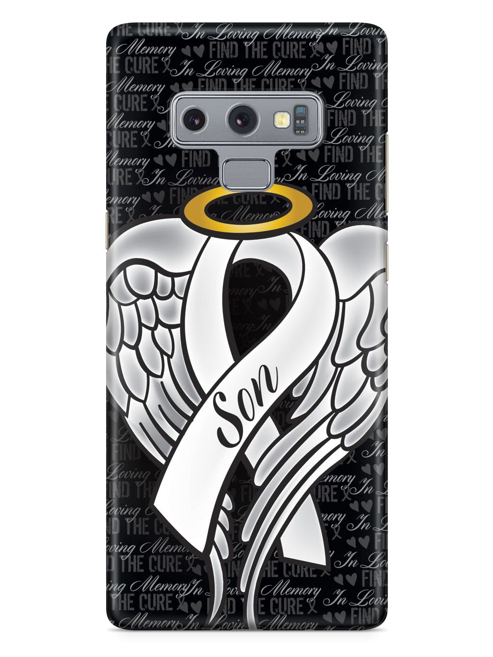 In Loving Memory of My Son - White Ribbon Case
