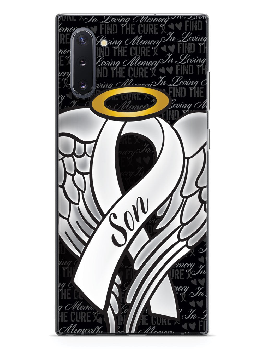 In Loving Memory of My Son - White Ribbon Case