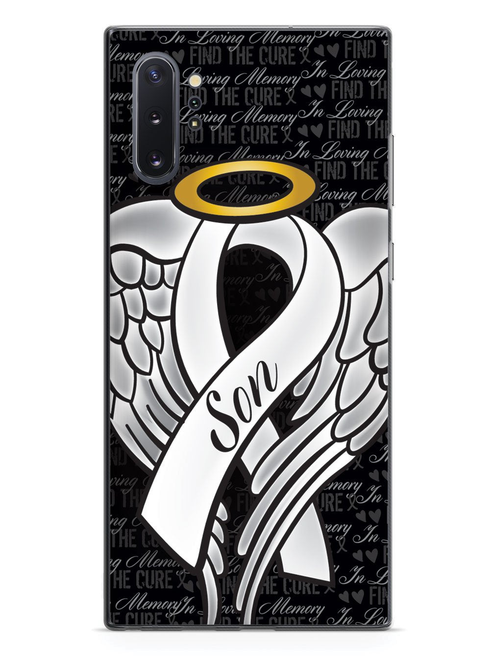 In Loving Memory of My Son - White Ribbon Case
