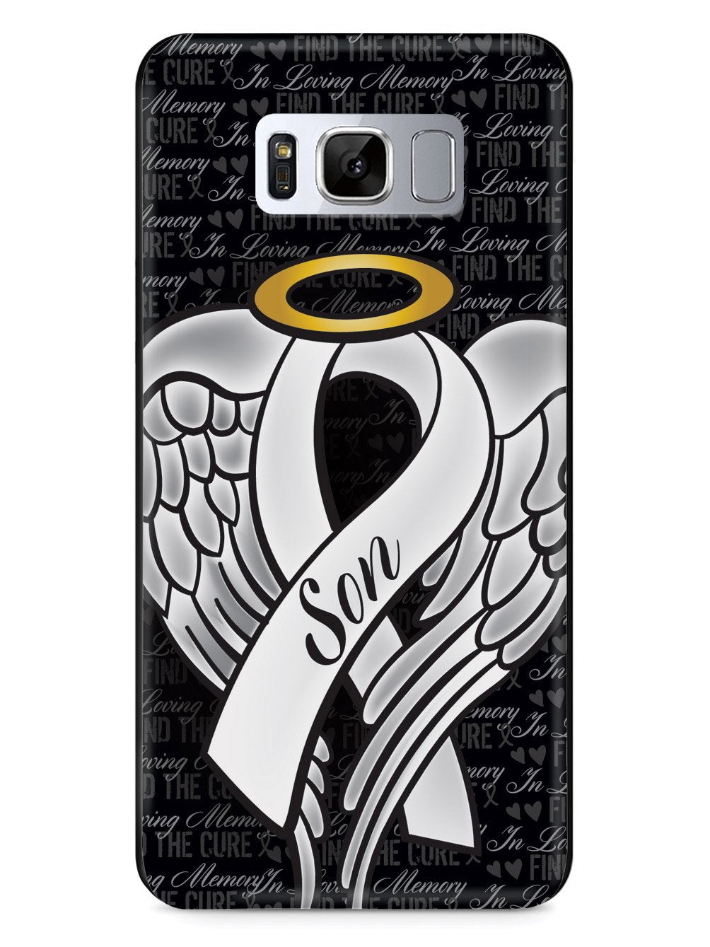 In Loving Memory of My Son - White Ribbon Case