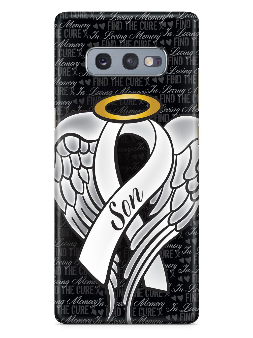 In Loving Memory of My Son - White Ribbon Case
