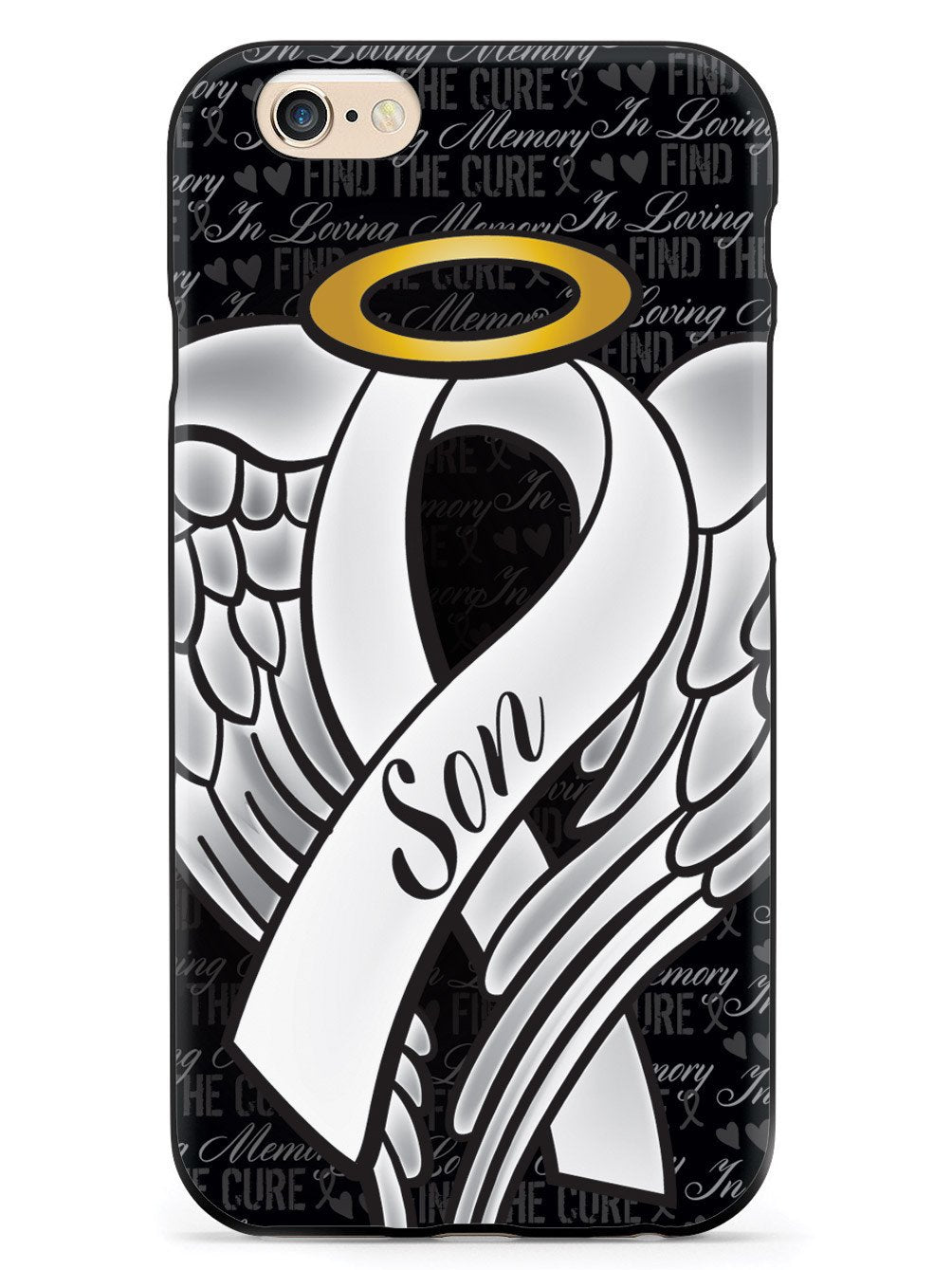 In Loving Memory of My Son - White Ribbon Case