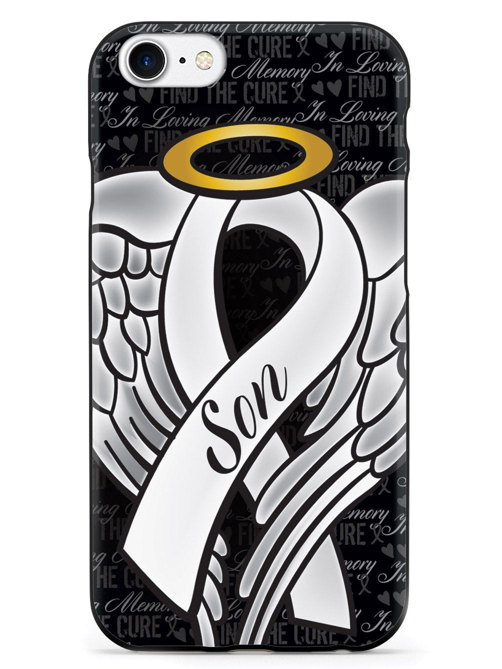 In Loving Memory of My Son - White Ribbon Case