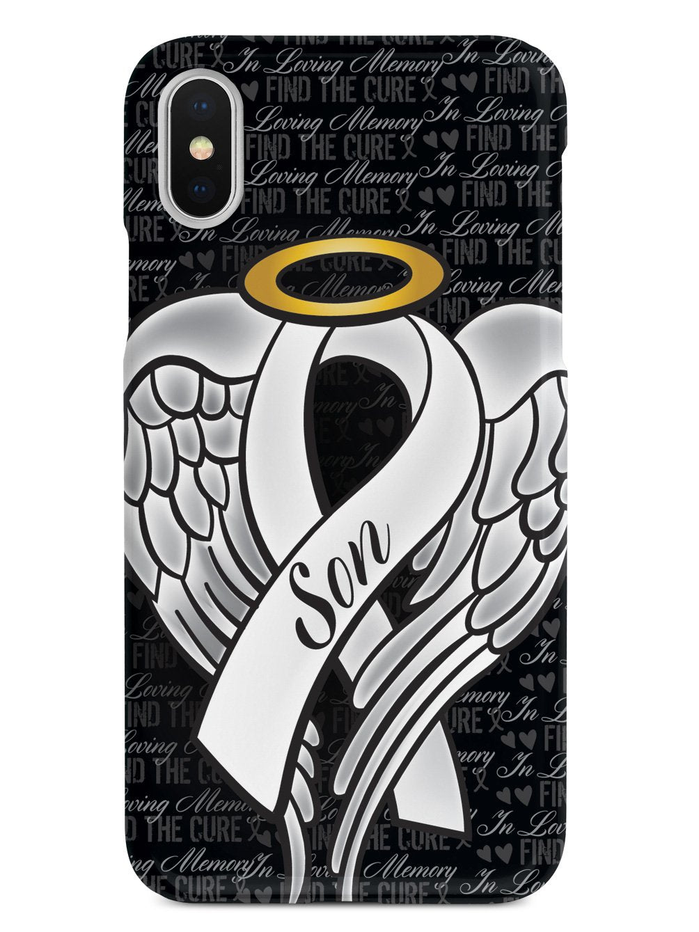 In Loving Memory of My Son - White Ribbon Case