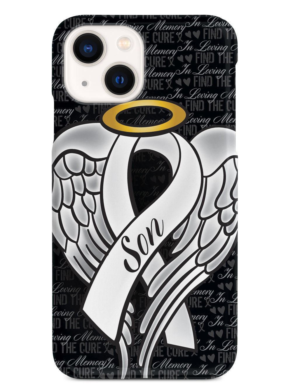 In Loving Memory of My Son - White Ribbon Case