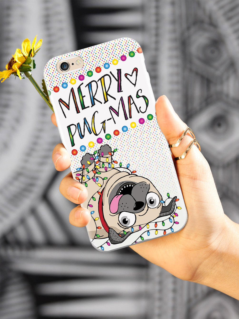 Merry Pugmas - Christmas Case