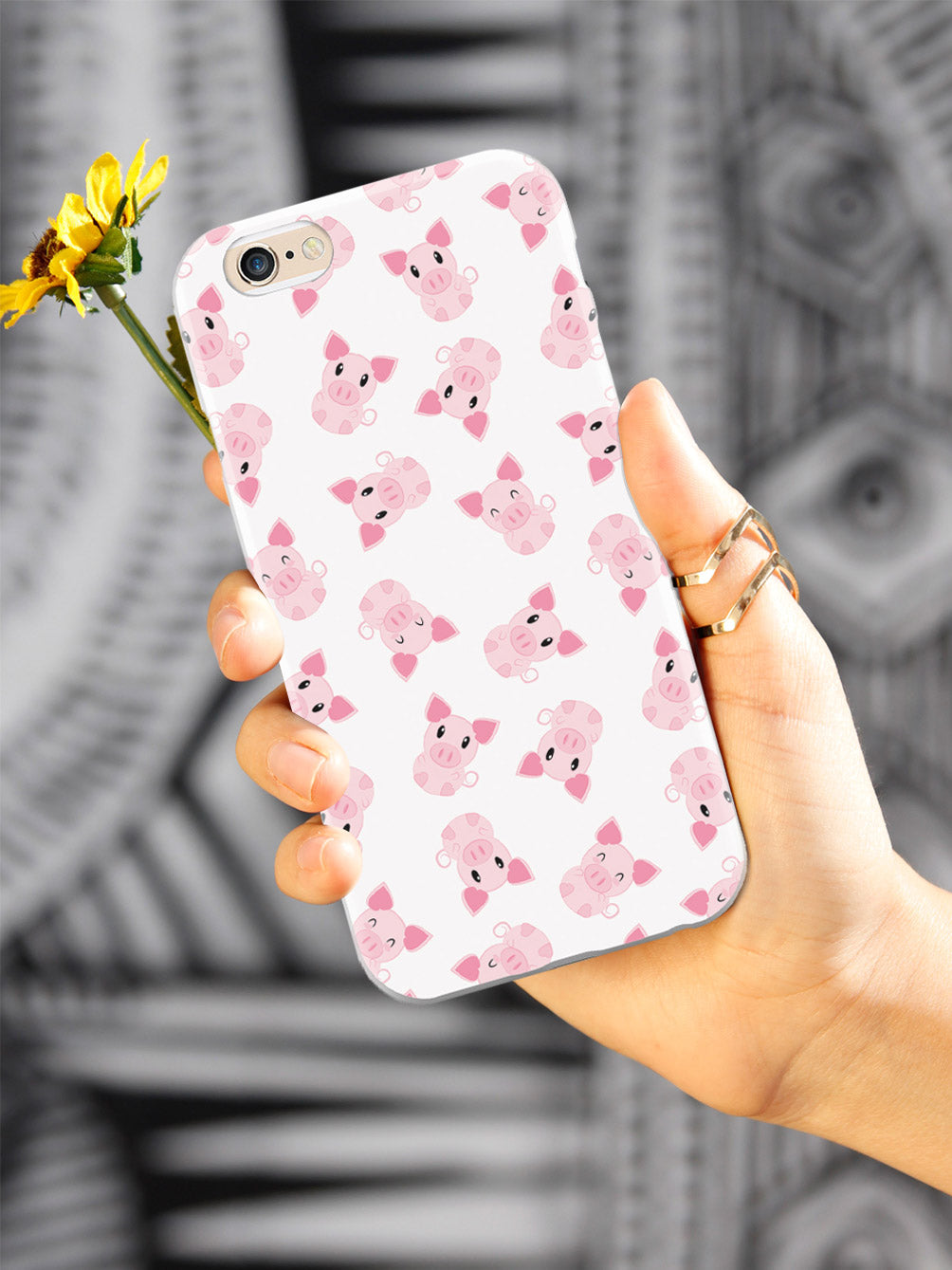 Piggie Pattern - Pig Case
