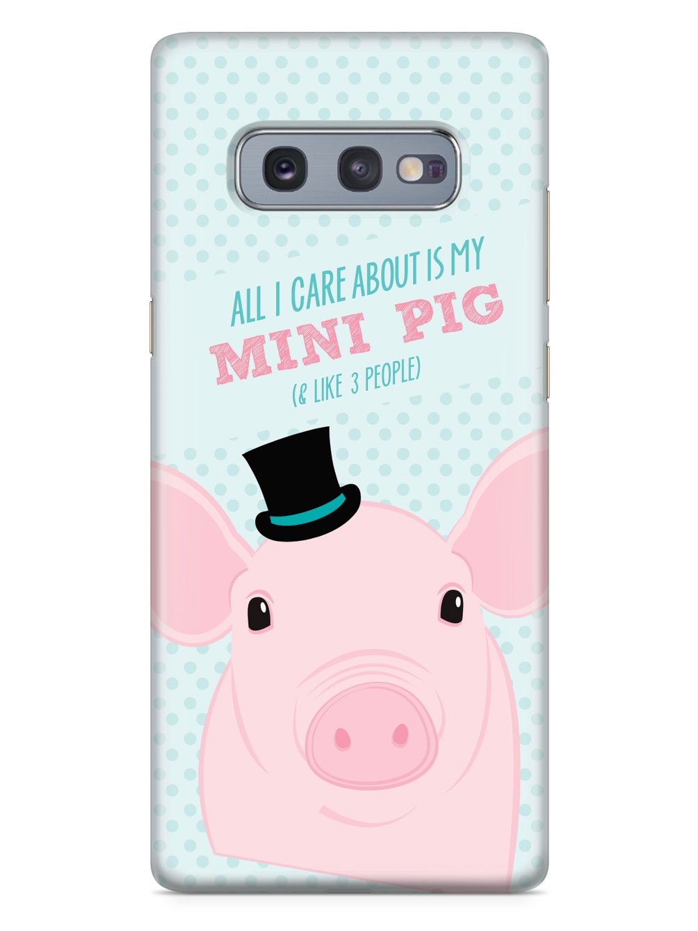 All I Care About Is My Mini Pig Case
