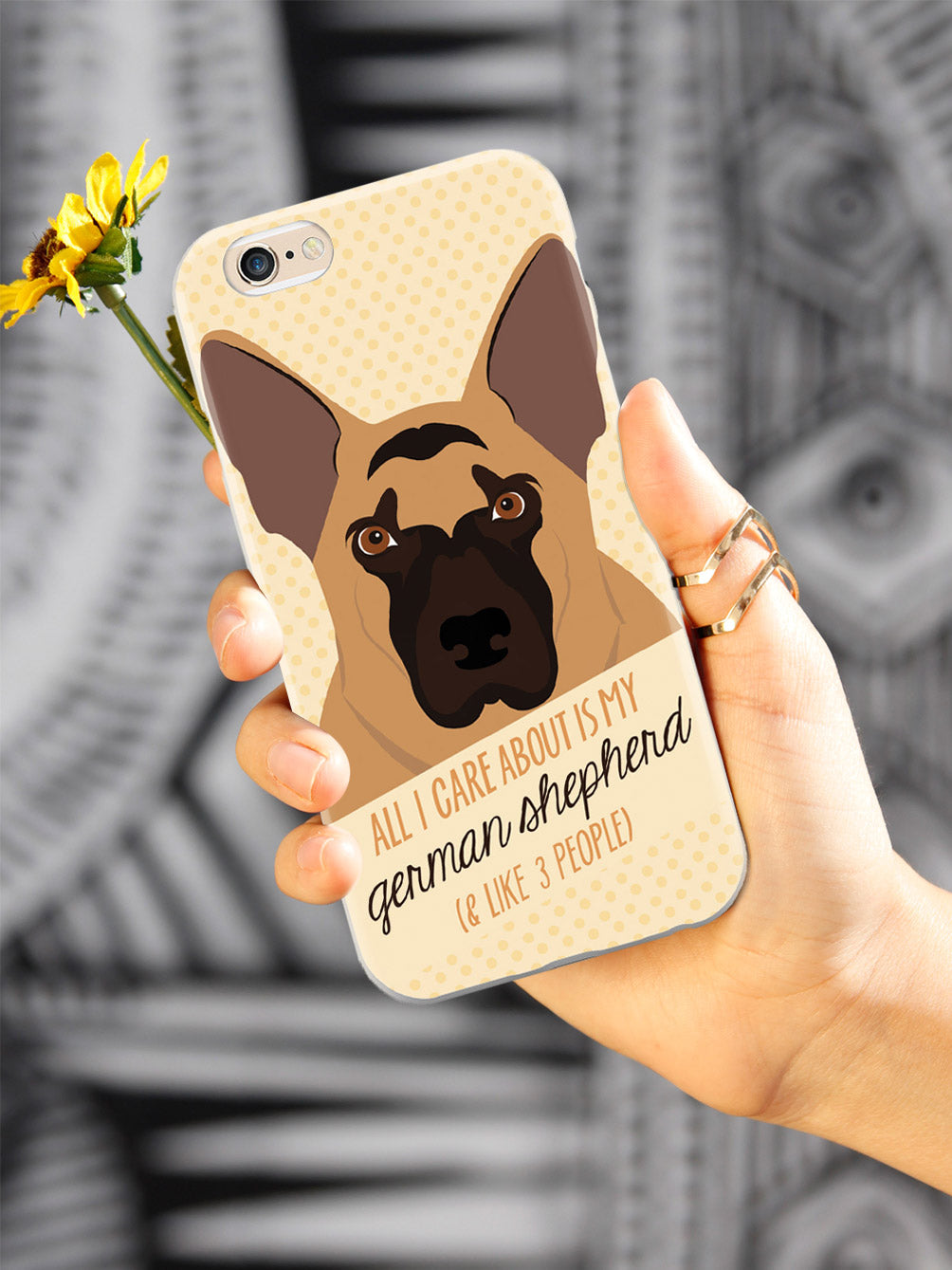 All I care about is my German Shepherd Case