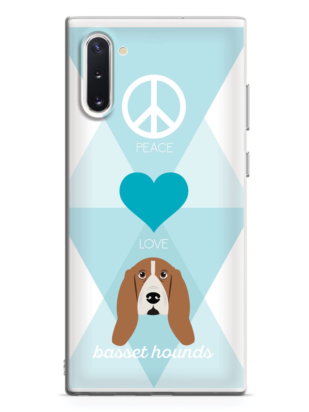 Peace, Love & Basset Hounds Case