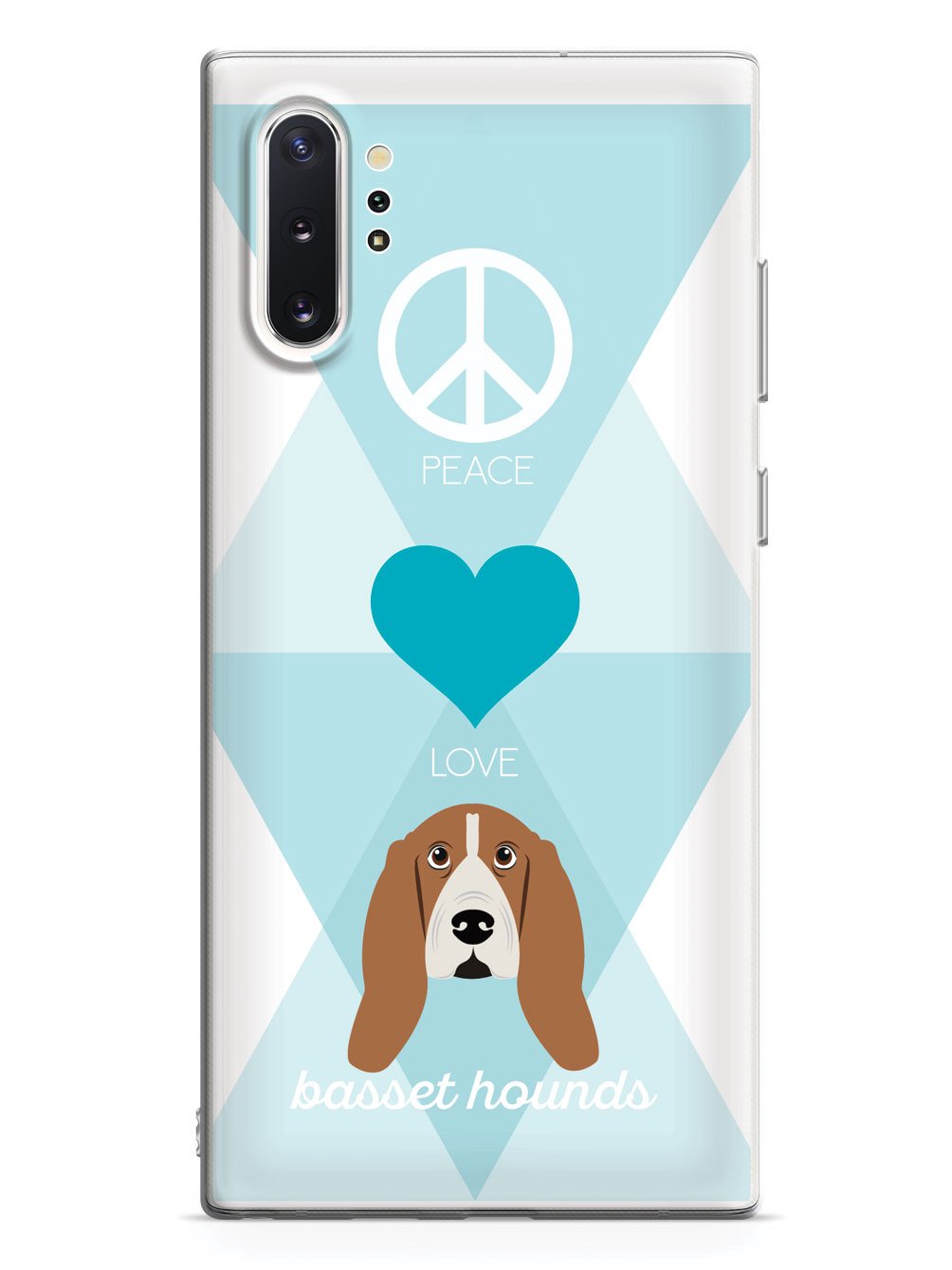 Peace, Love & Basset Hounds Case
