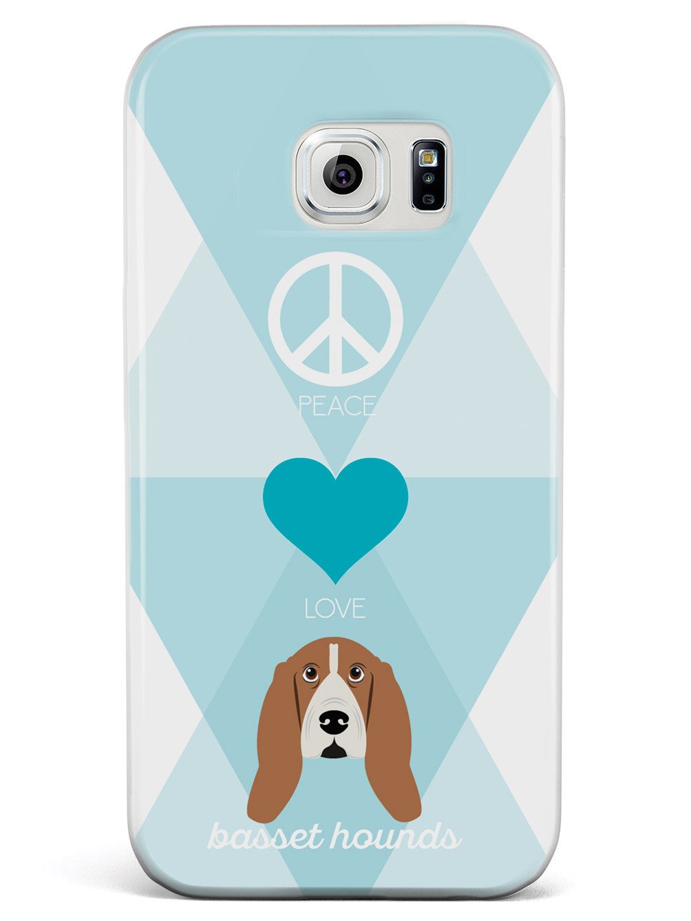 Peace, Love & Basset Hounds Case