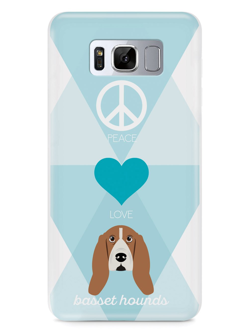 Peace, Love & Basset Hounds Case