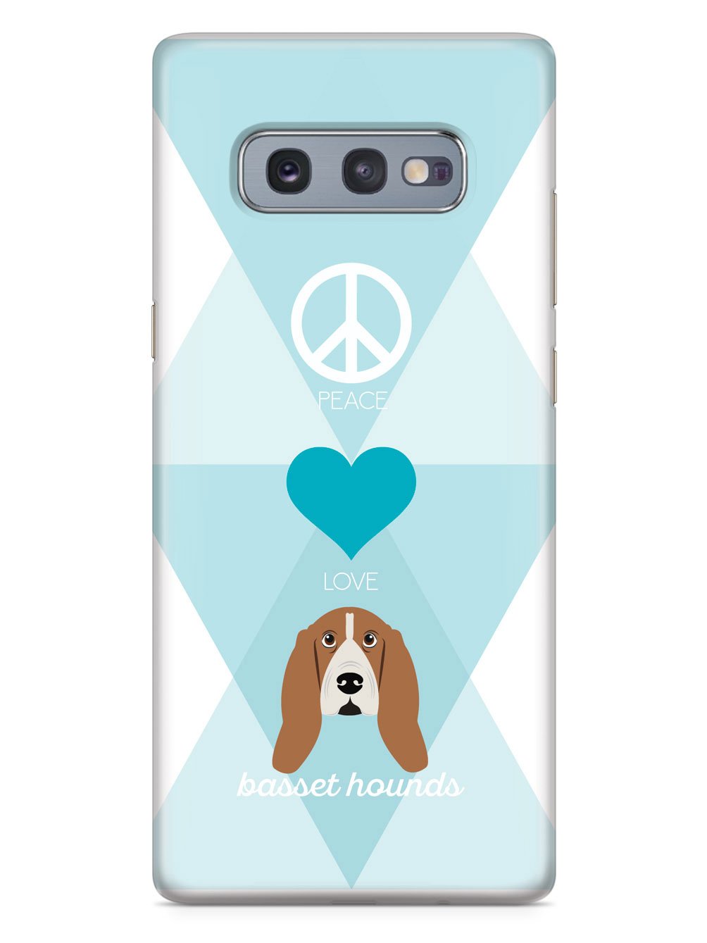 Peace, Love & Basset Hounds Case