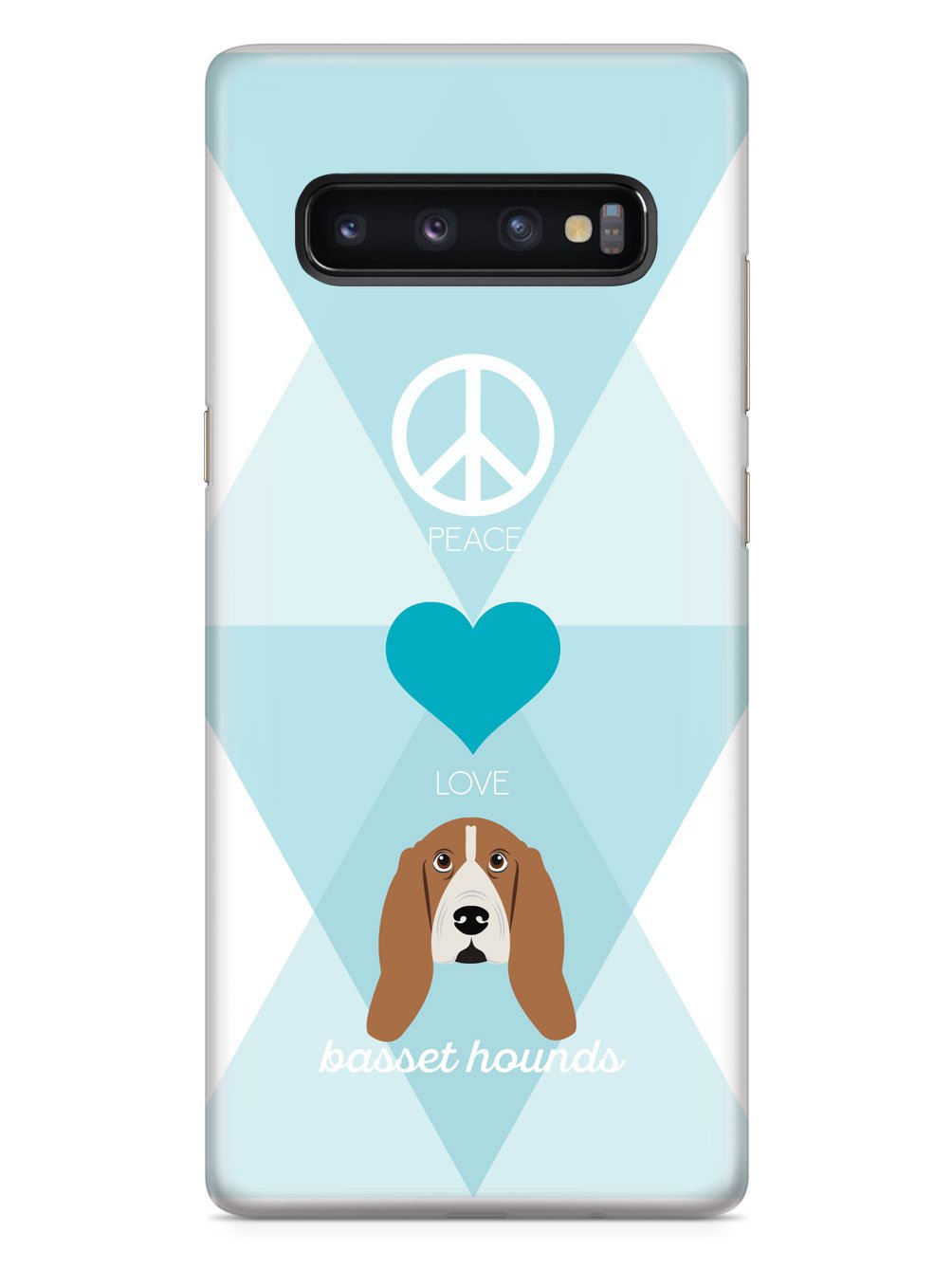 Peace, Love & Basset Hounds Case