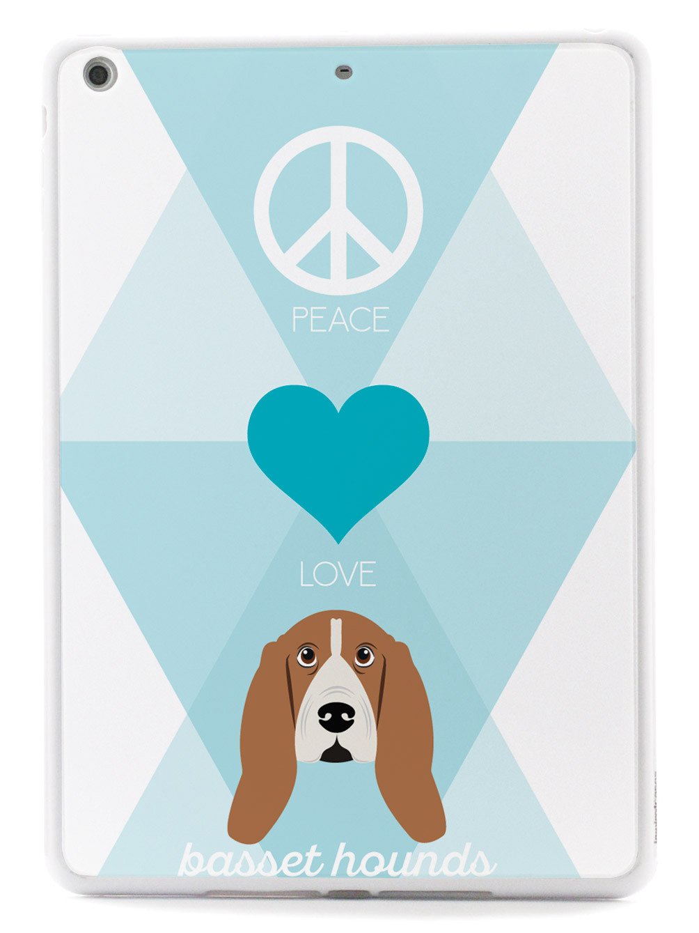 Peace, Love & Basset Hounds Case