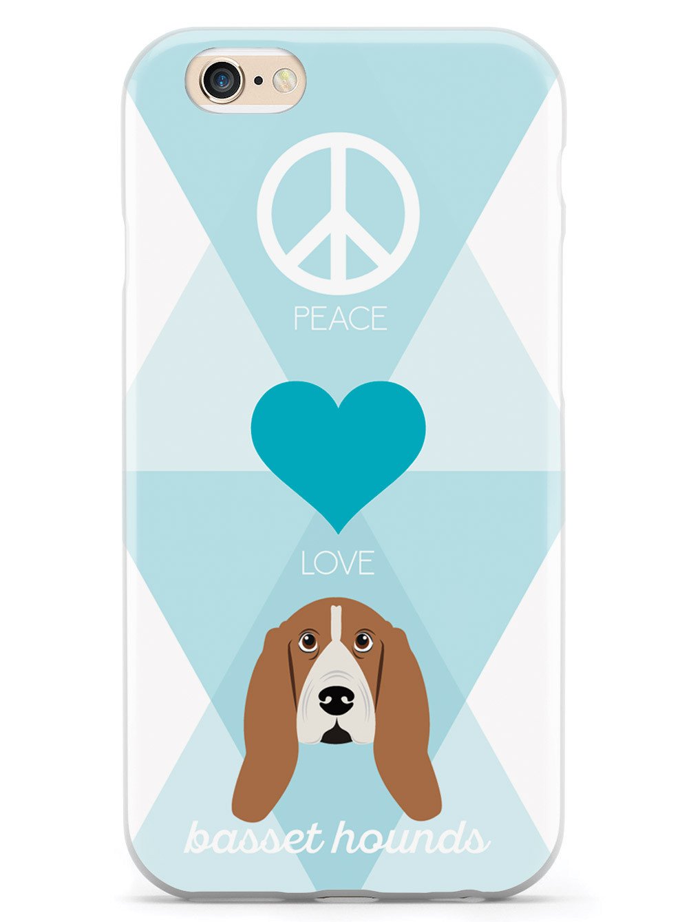 Peace, Love & Basset Hounds Case