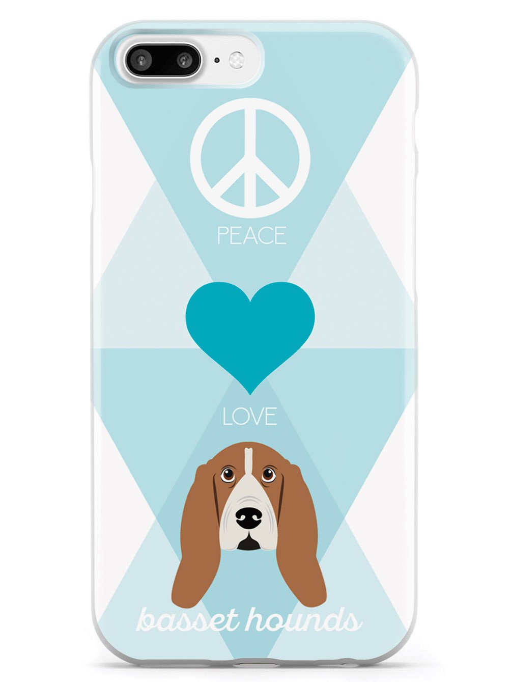 Peace, Love & Basset Hounds Case