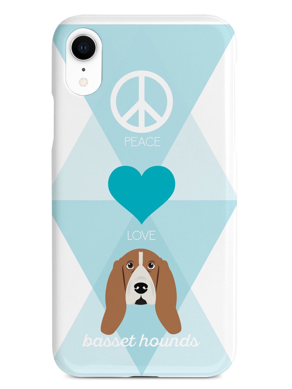 Peace, Love & Basset Hounds Case