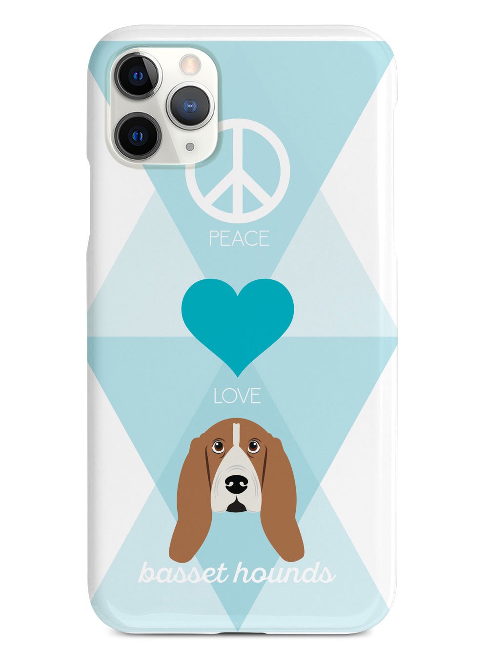 Peace, Love & Basset Hounds Case