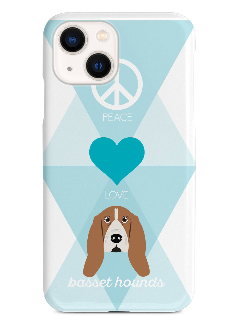 Peace, Love & Basset Hounds Case