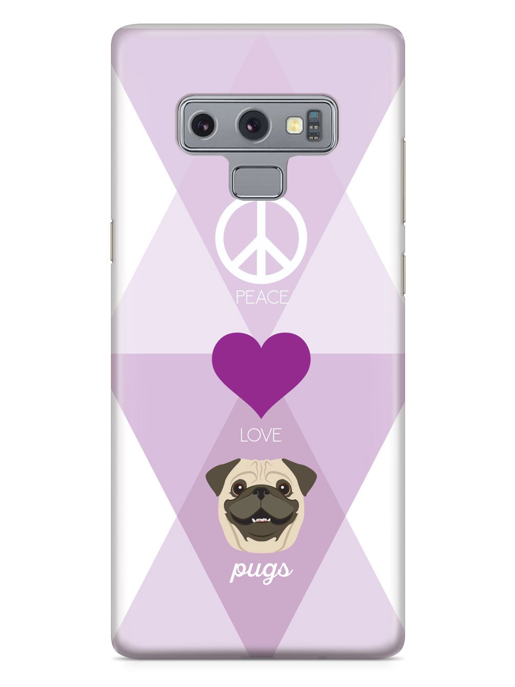 Peace, Love & Pugs Case