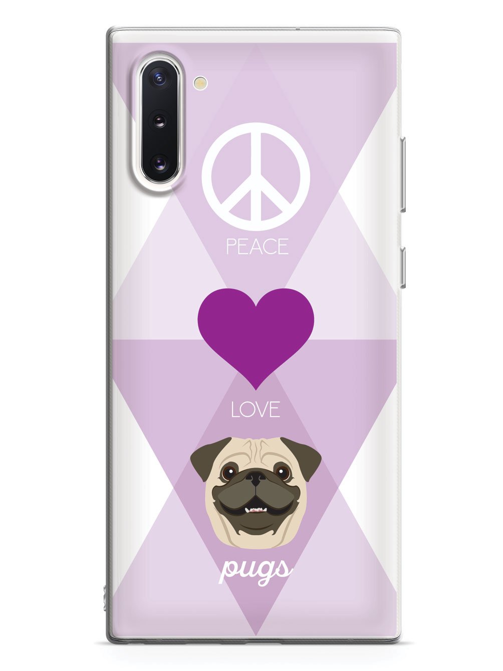 Peace, Love & Pugs Case