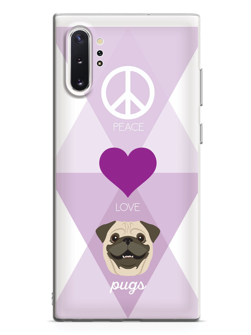 Peace, Love & Pugs Case