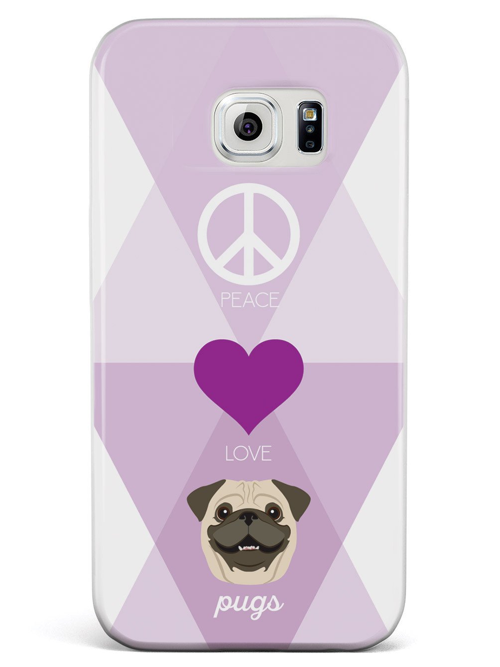 Peace, Love & Pugs Case