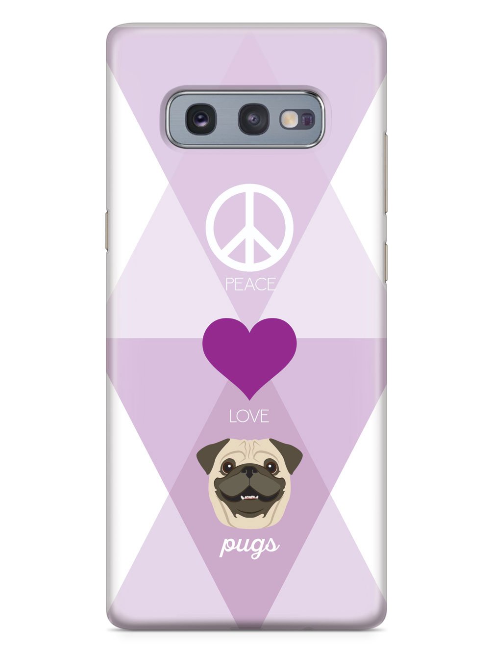 Peace, Love & Pugs Case
