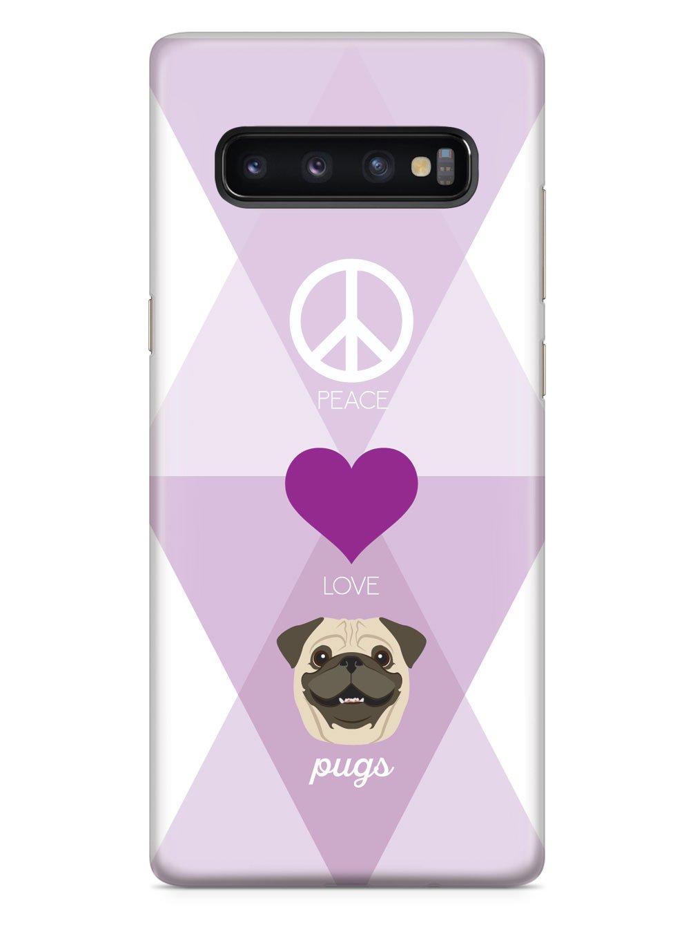 Peace, Love & Pugs Case