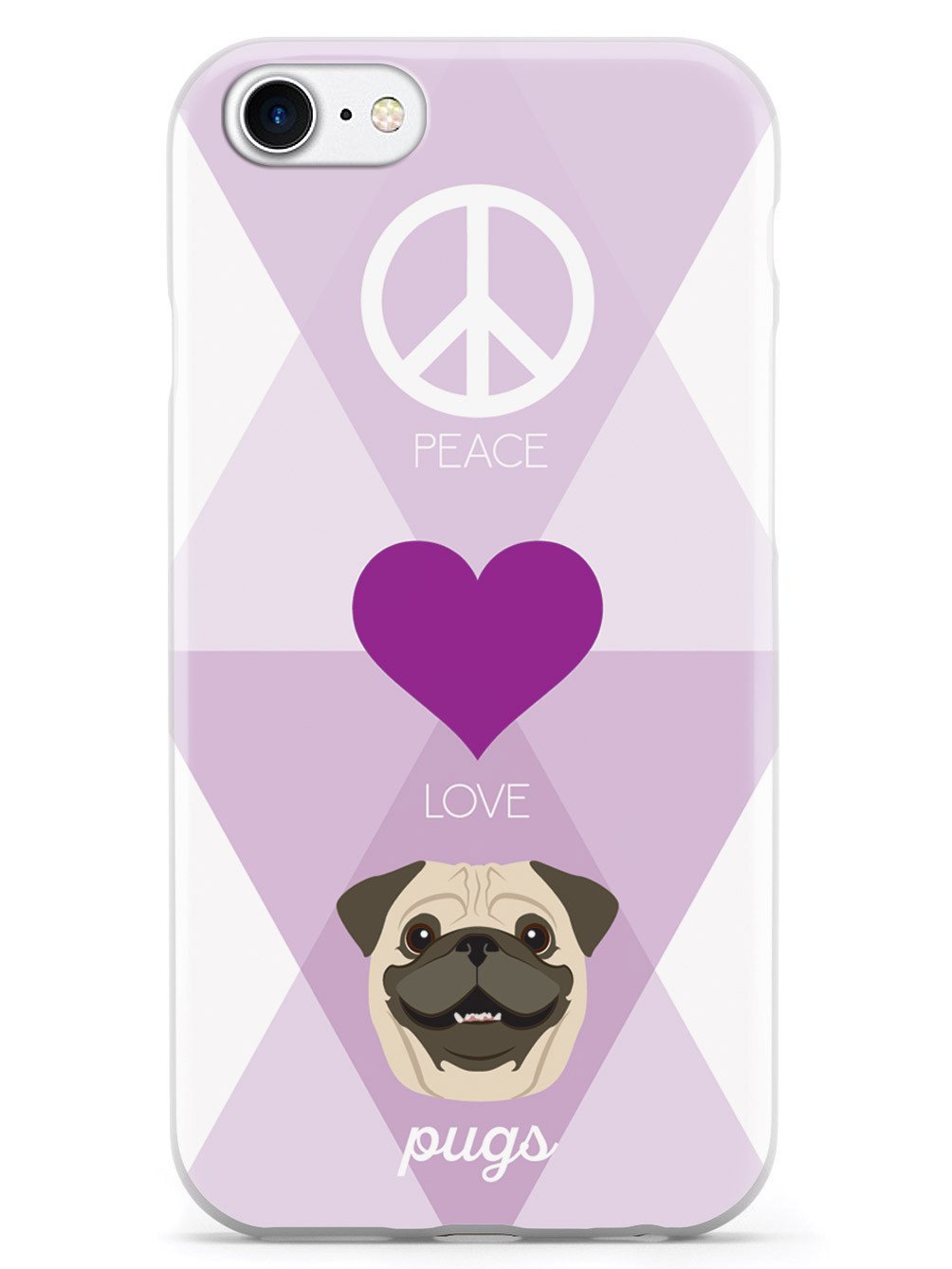 Peace, Love & Pugs Case