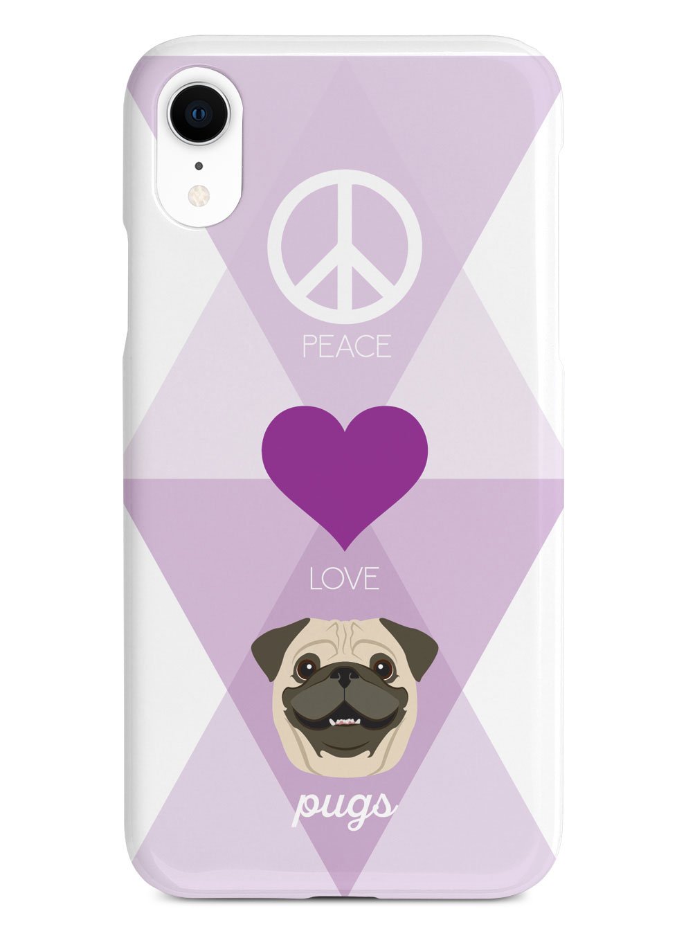 Peace, Love & Pugs Case