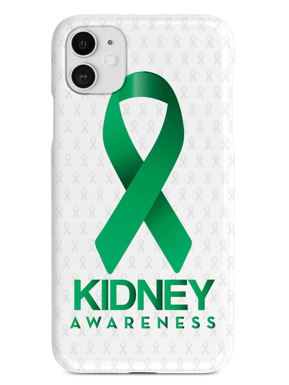 Kidney Awareness - Awareness Ribbon - White Case