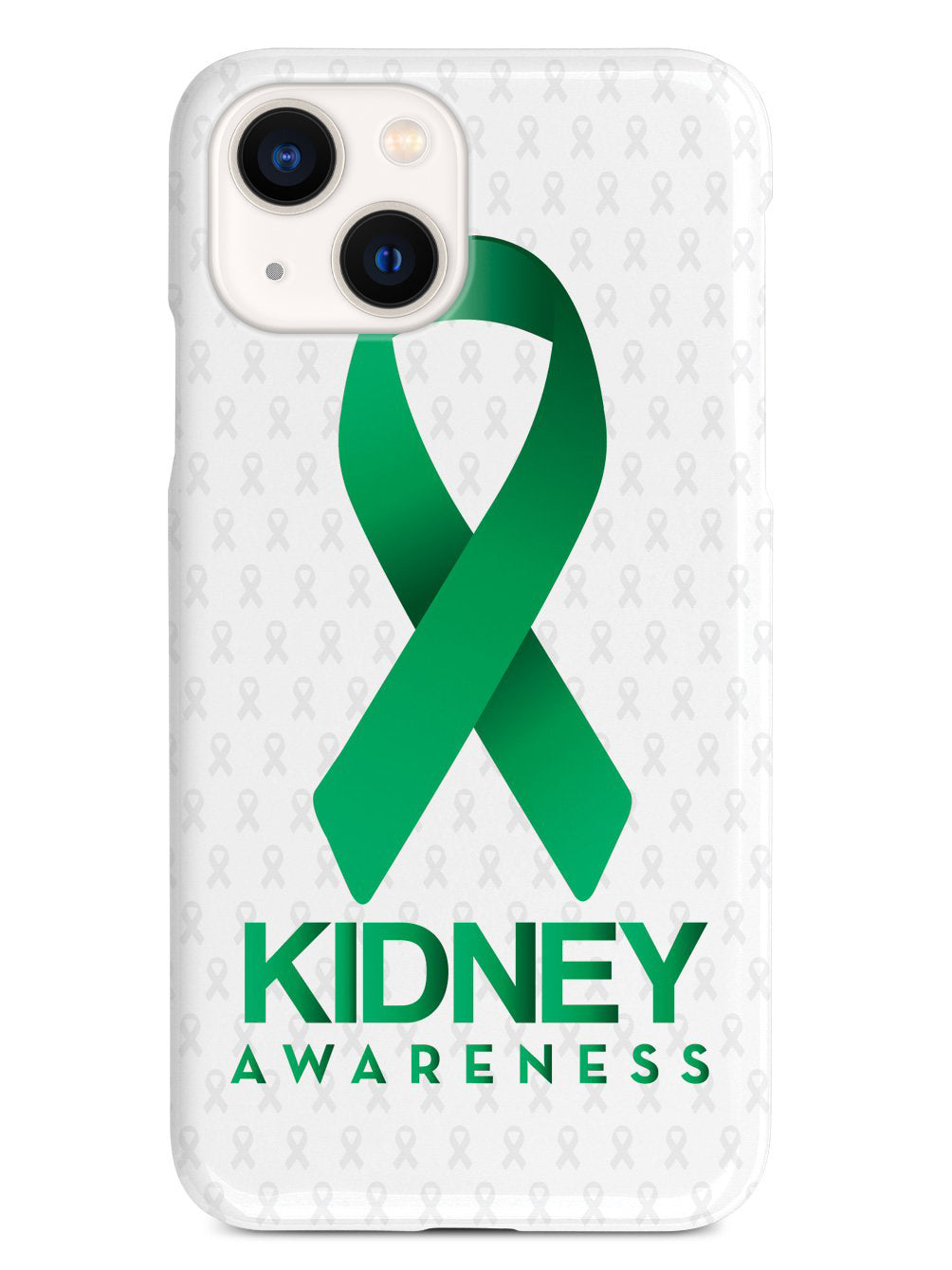 Kidney Awareness - Awareness Ribbon - White Case