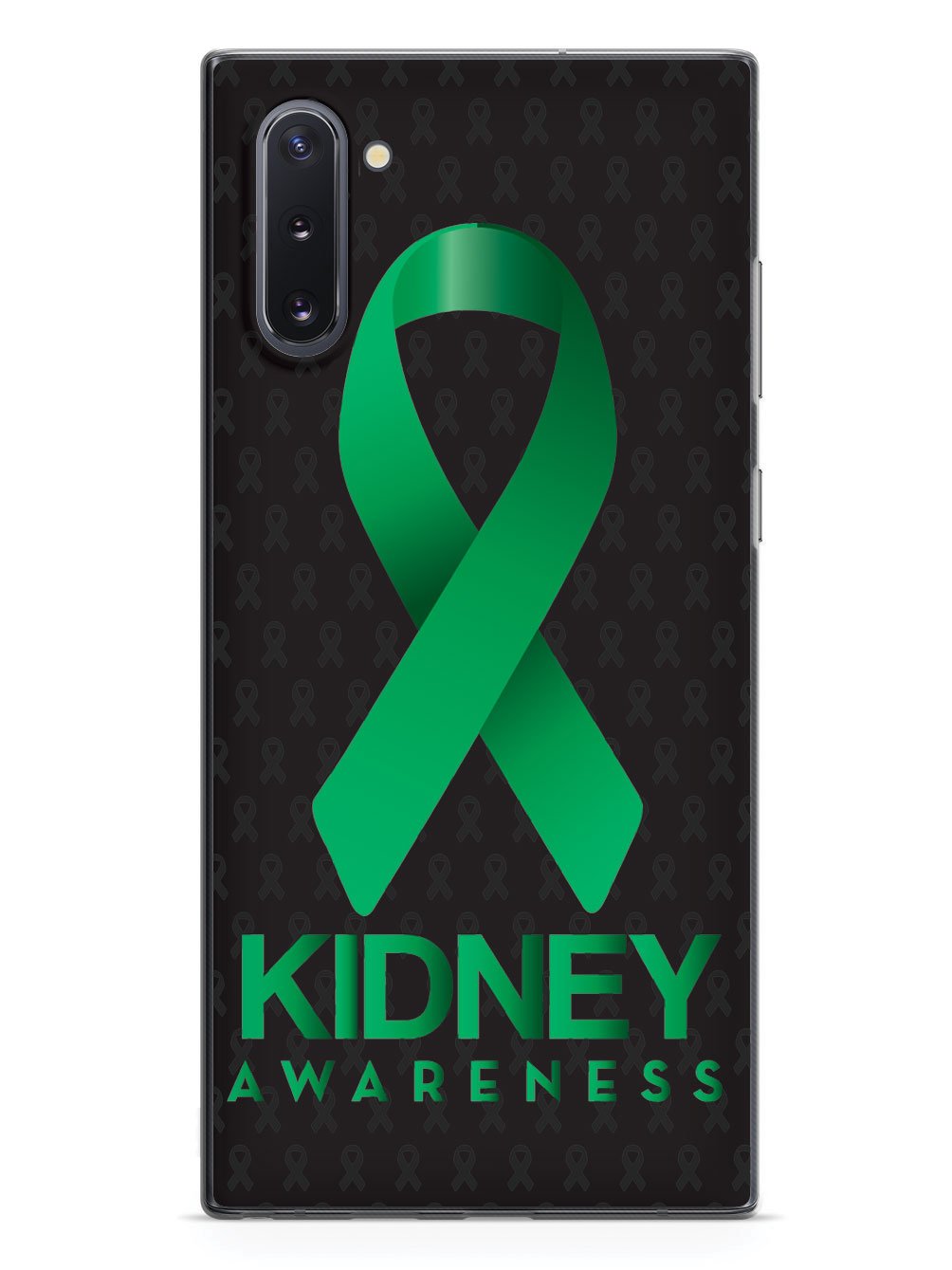 Kidney Awareness - Awareness Ribbon - Black Case