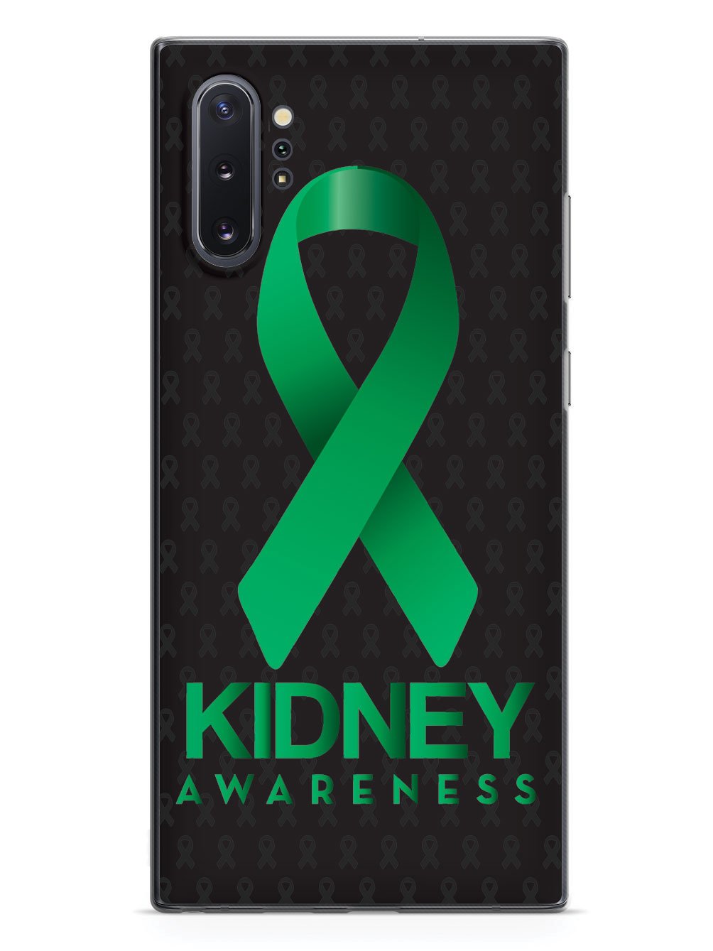 Kidney Awareness - Awareness Ribbon - Black Case