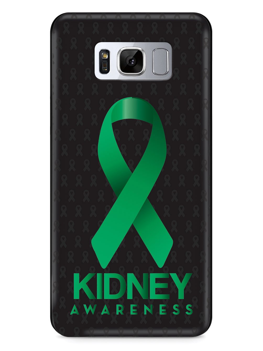 Kidney Awareness - Awareness Ribbon - Black Case