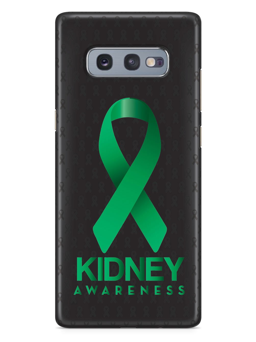 Kidney Awareness - Awareness Ribbon - Black Case