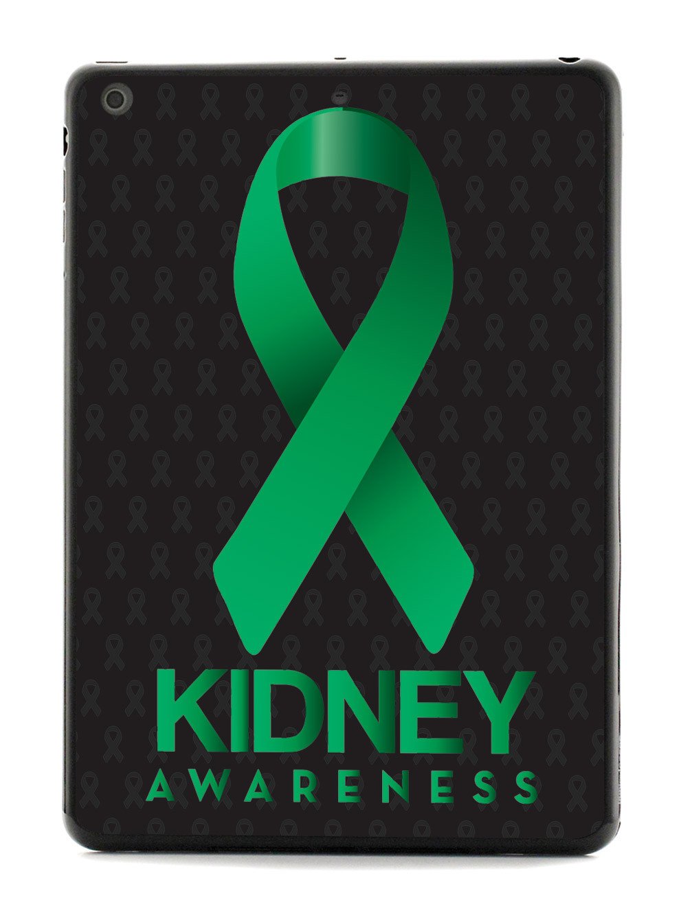 Kidney Awareness - Awareness Ribbon - Black Case