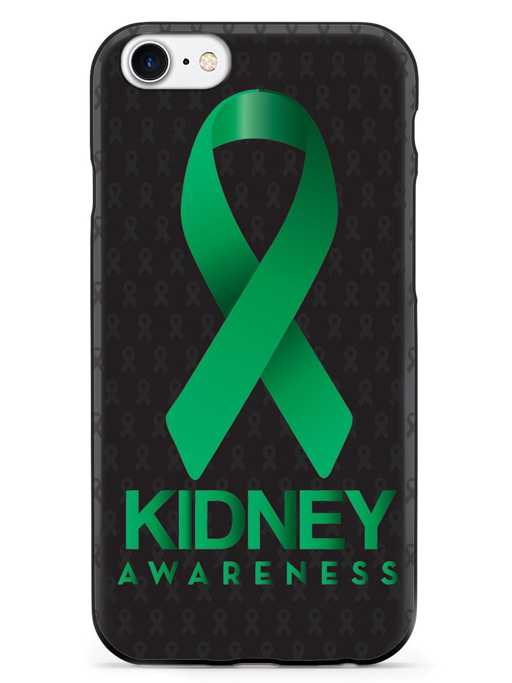 Kidney Awareness - Awareness Ribbon - Black Case