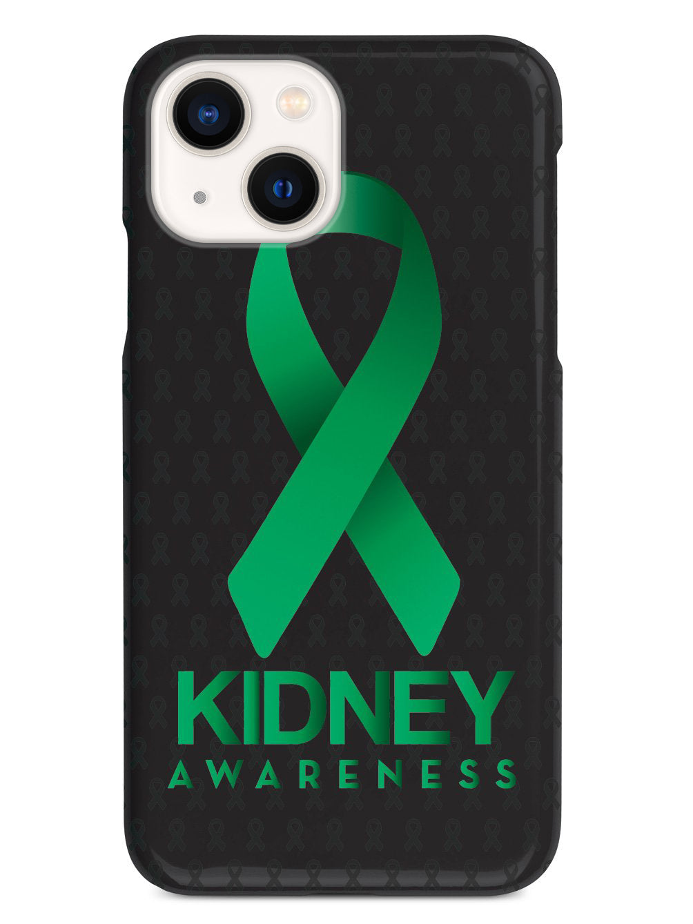 Kidney Awareness - Awareness Ribbon - Black Case