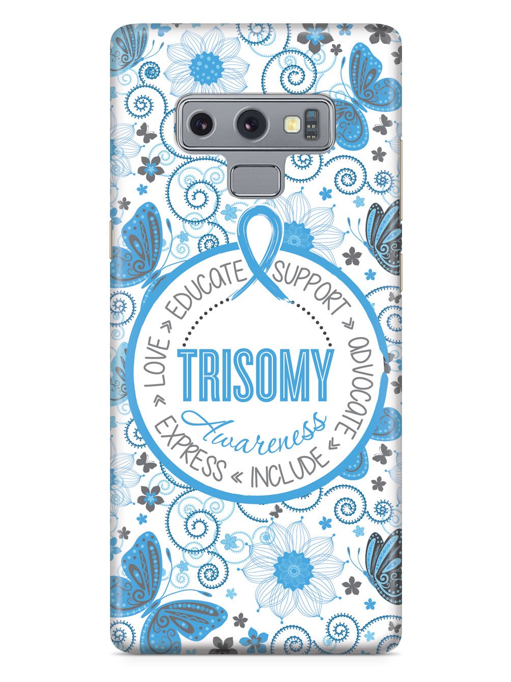 Trisomy Awareness - Butterfly Pattern Case