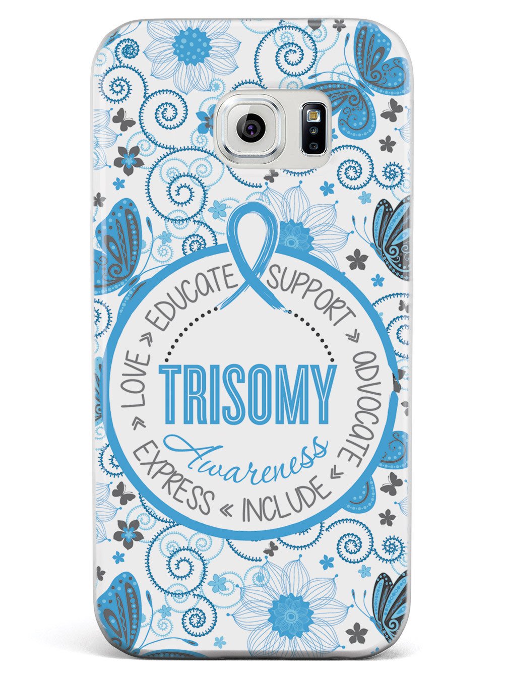 Trisomy Awareness - Butterfly Pattern Case